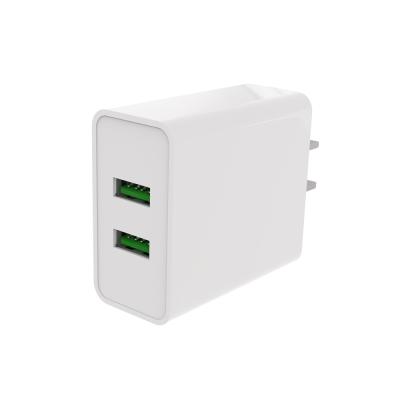 China QC 3.0 USB 5V3A 36W Max Dual Port QC3.0 USB Charger Wall Charger For Mobile Phones for sale