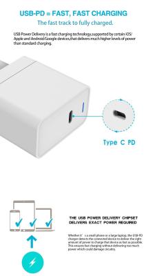 China New 65w Mobile Phone Charger 1 USB C Palladium Port Wall Charger With LED Light for sale