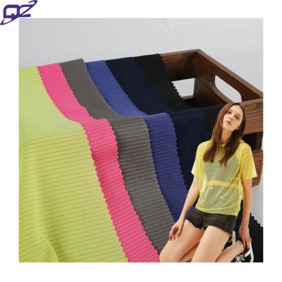 China Breathable Anti Pill 2 Way Stretch Mesh 90% Polyester 10% Spandex Knit Fabric For Women Corset Bags Suitcases Sports Invest for sale