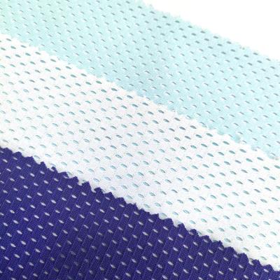 China Breathable 100% Polyester Anti Pill Mesh Fabric Knitted Fabric For Sportswear for sale