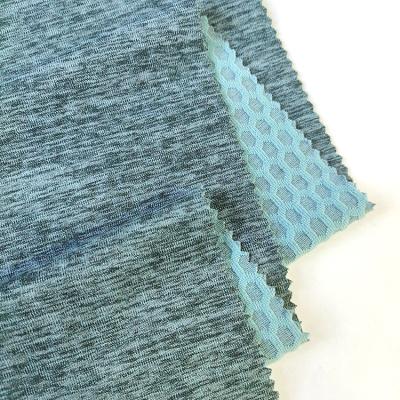 China Cationic Fabric 94/6 Anti Pill Jacquard Jersey Stretch Fabric Breathable Polyester Spandex Knitted Fabric For Sports Clothes And Hoodies for sale