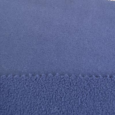 China Sueded brushed recycled polyester fabric brushed fleece 100% recycled polyester knitted fabric for hoodies and pants for sale