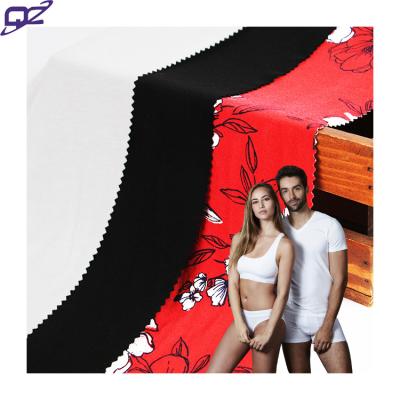 China 32S Pure Cotton Eco-friendly Soft Modal Spandex Knit Breathable Tank Top Fabric Modal Viscous Stretch For T-shirt Underwear Panties for sale