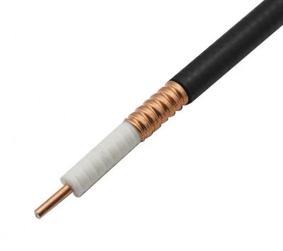 China 50 Ohm Flexible Cable Feeder Cable Coaxial Cable 1/2 Corrugated 1/2