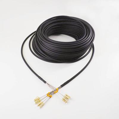 China 4 Cores Outdoor Armored FTTA CPRI LC/Sc/St/FC Fiber Optic Patch Cable Jumper Patch Lead Fiber Cabel SG-56171 for sale