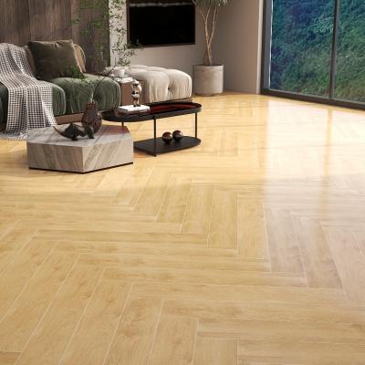 China Modern non slip porcelain wooden floor tiles wood tiles for living room for sale