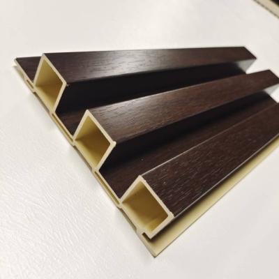 China Modern Decorative Wall Panel POGOR Fluted Panel WPC High Quality Wood Plastic Composite Wall Panels for sale