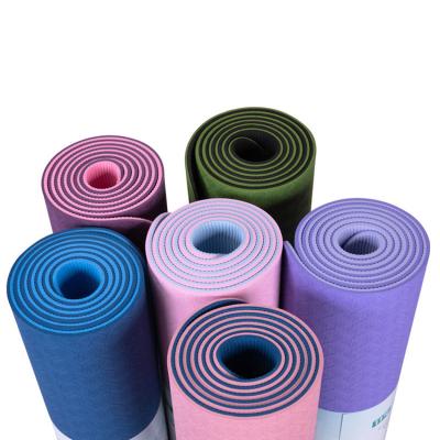 China Eco-friendly non-slip yoga mat yoga mats QIDO good quality household/commercial fitness accessories yoga mat for sale