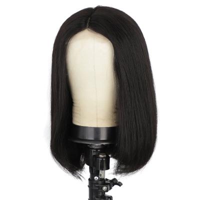 China Wholesale 150 Density HD Silky Straight Women's Wave Front Lace Wigs For Black Hair Silky Straight Wave Wigs for sale