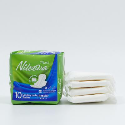 China Super Absorbent Wholesales Free Samples Disposable Private Label Sanitary Pads From China for sale