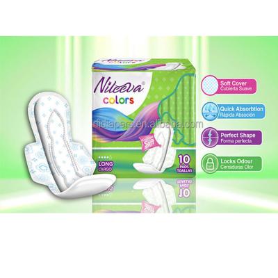 China Super Absorbent Pads Biodegradable Bamboo Feminine Organic Cotton Sanitary Pads for sale