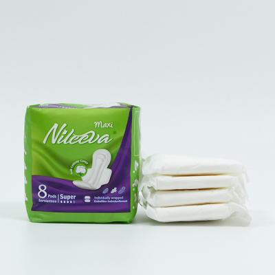 China Macro Care Super Absorbent Wholesale Manufacturing Negative Ion Feminine Cotton Negative Ion Sanitary Protection for sale