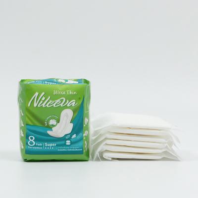 China Bio Sanitary Napkin Supplier Super Absorbent Ultra Thin Organic Fiber Cloth Feminine Sanitary Napkin for sale