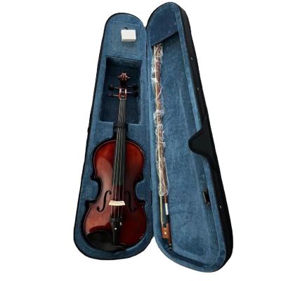 China Fir Tree with Tiger Stripe 4/4 Violin Set Full Size Antique Violin for sale