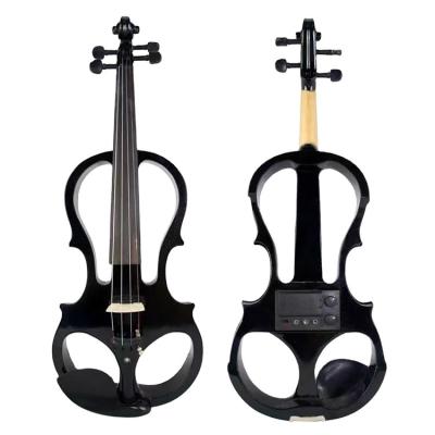 China Flawless solid wood electric violin with ebony fittings for sale