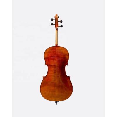 China Beautiful High Quality Impeccable Flame Maple Handmade Professional Music Cello for sale