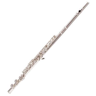 China Gold Lacquer Flute Equip 16/17 Open And Closed Hole Silver Plated C Key E Column Student Beginner Professional Entrance Head Examination for sale