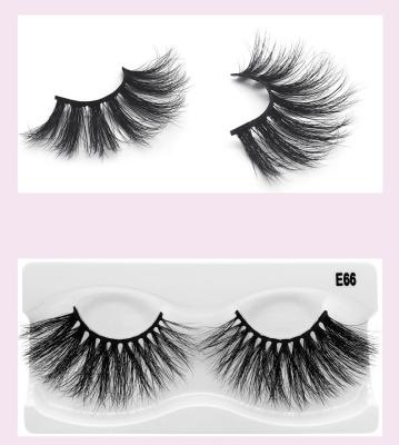 China Wholesale Long 1 100% Hand Made Natural Pairs Thick Curly Eyelash 6D Mink Lashes Eyelash Full Lashes Nature Strip for sale