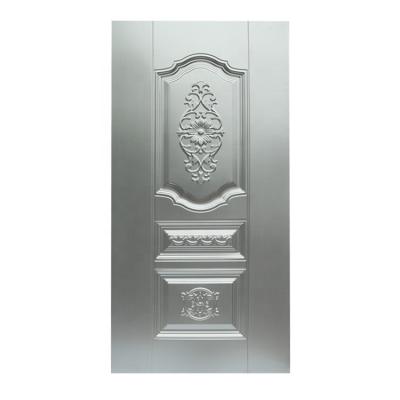 China Metal Door Steel Skin Cold Rolled Iron Easily Assembled Embossed Sheet For Security Door for sale