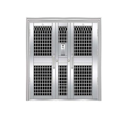 China Modern High Quality UV Proof Security Stainless Steel Door for sale