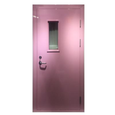 China Modern Interior Fire Resistant Security Door Steel Fire Door for sale