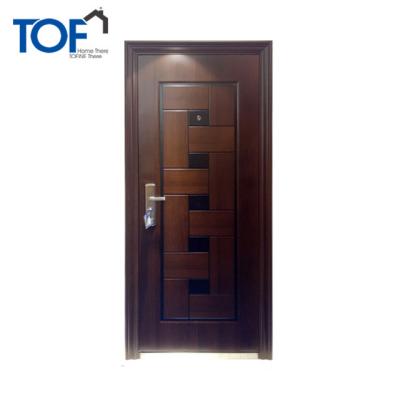 China Modern Steel Type Security Heat Transfer Entrance Steel Door for sale