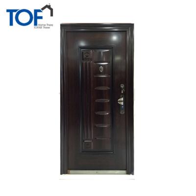 China Wholesale modern low price security paint finish steel doors made in china for sale