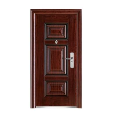 China Modern TOP Sales New Design Entrance Security Home Security Iron Steel Door Made In China for sale