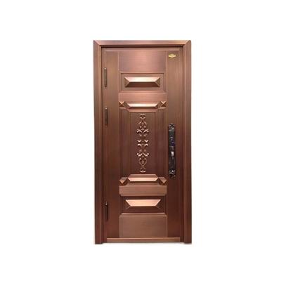 China Top Quality Hot Sale Modern Residential Steel Doors Popular In Mid East for sale