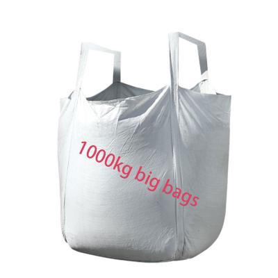 China Factory supply virgin fiber big bags polypropylene 1ton 1500kg big jumbo bags for sale