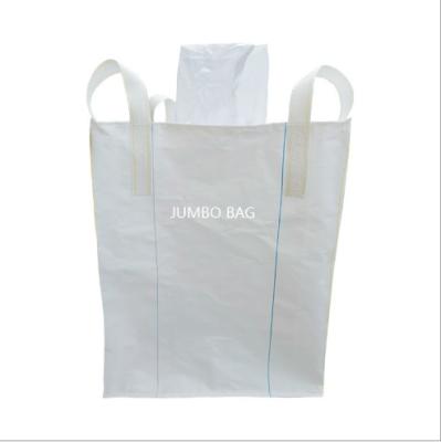 China 100% new material PP FIBC bulk bag woven big bag1000kg 1 ton 1.5 ton for sale