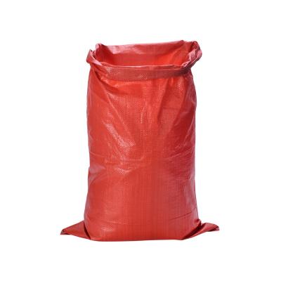 China Wholesale gunny sack pp woven plastic bag 50kg for corn rice sand grain feed bags for sale