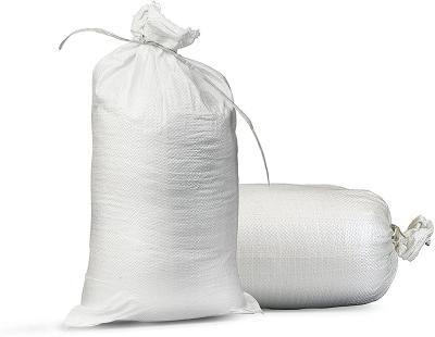 China Rice bag 25kg 50kg plastic sand cement packaging bags poly PP woven sacks for chemical fertilizer for sale