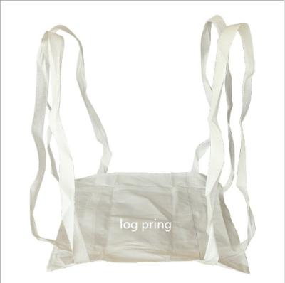 China FIBC sling bag big1000kg Pallet sack for cement packing 2 ton Soft tray FIBC sling ton bag for sale