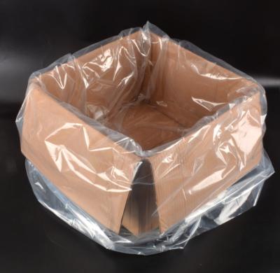 China Square Plastic Packaging Bag Transparent PE Moisture-proof Three-dimensional Jumbo Ton Liner Bag for sale