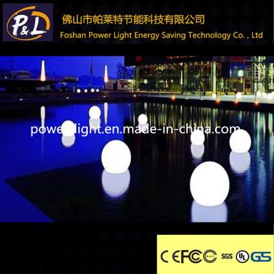 China Rechargeable Illuminated Pool Ball Plastic LED Sphere for sale