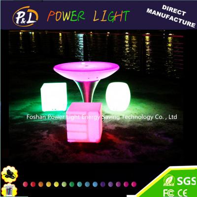 China Decorative Wireless LED Cube Seating or Tables for sale