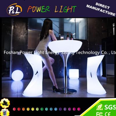 China Color Changing Illuminated Bar Event Table for sale