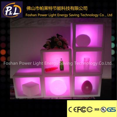 China Import Material Party Decor LED Open Cube with Cushion for sale