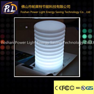 China Wireless Color Changing Led Pillar Lamp with remote controller for sale