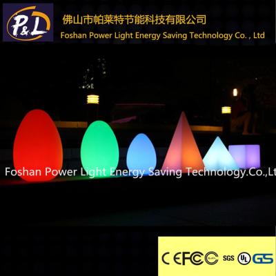 China Outdoor Garden Display Egg Shape LED Night Lamp for sale