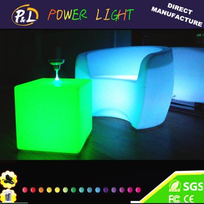 China Outdoor Illuminated Lighted LED Sofa for sale