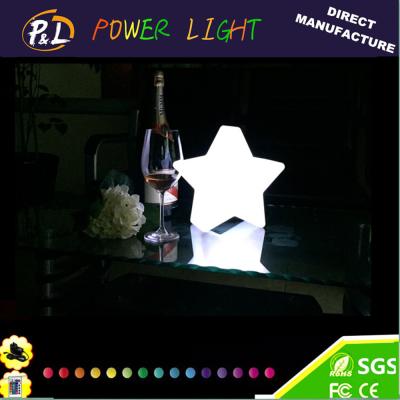 China Decorative Glowing Christmas Star Color Changing LED Lamp for sale