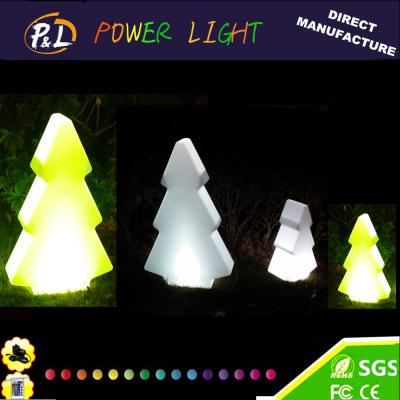 China Christmas Decoration Plastic Color Changing Illumianted LED Christmas Tree for sale