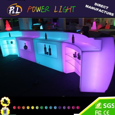 China 16 Colors Changing LED Palstic Curved Bar Sphere for sale