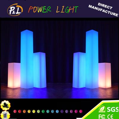 China 16 Colors Wedding Event Decoraive LED Pillar Lamp for sale