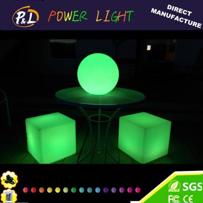 China Party LED Furniture Plastic LED Lighted Cube Chair for sale