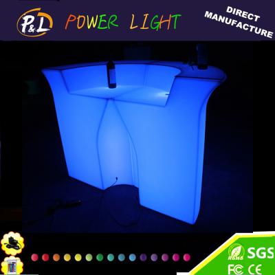 China Illuminated led bar corner section bar corner Counter for sale