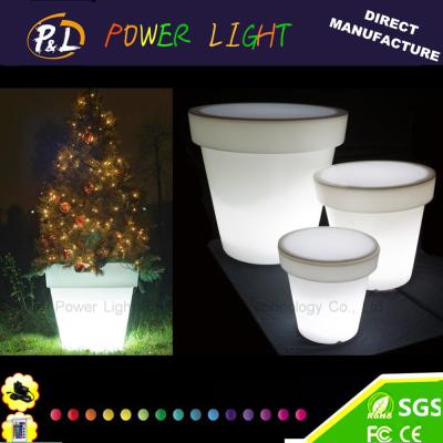 China RGB Color Changing LED Flower Pot for sale