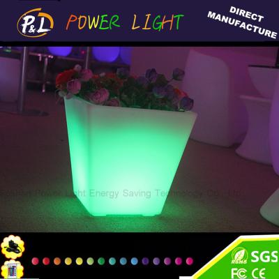 China Wedding Event LED Furniture Decoration Color Changing LED Pot for sale